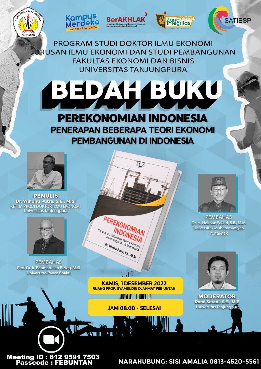 Flyer Bedah Buku Perekonomian Indonesia